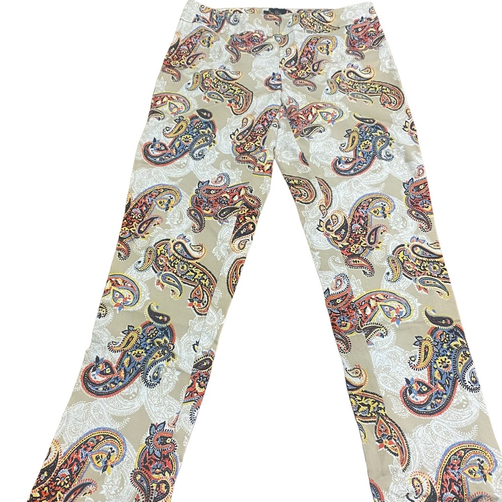 Melissa Page Women’s Multicolor Tribal Print Skinny Stretch Pants Size S/P